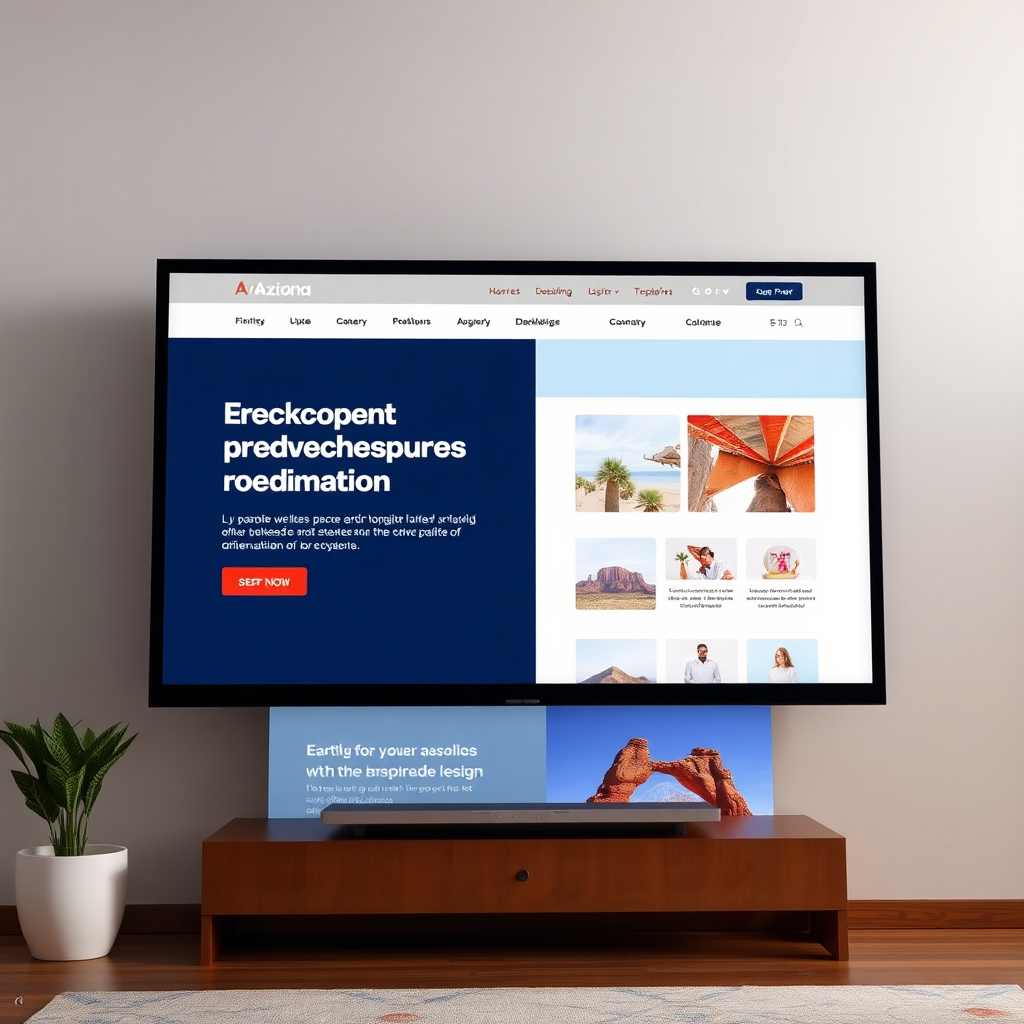 Website design mockups